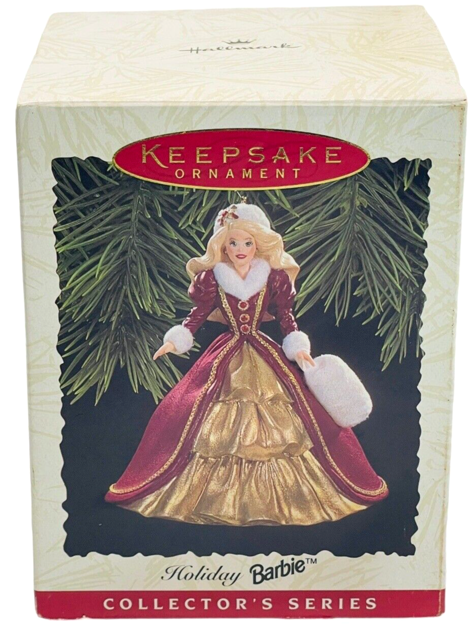 1994 Hallmark Holiday Barbie 4th In Collector's Series Keepsake Ornament