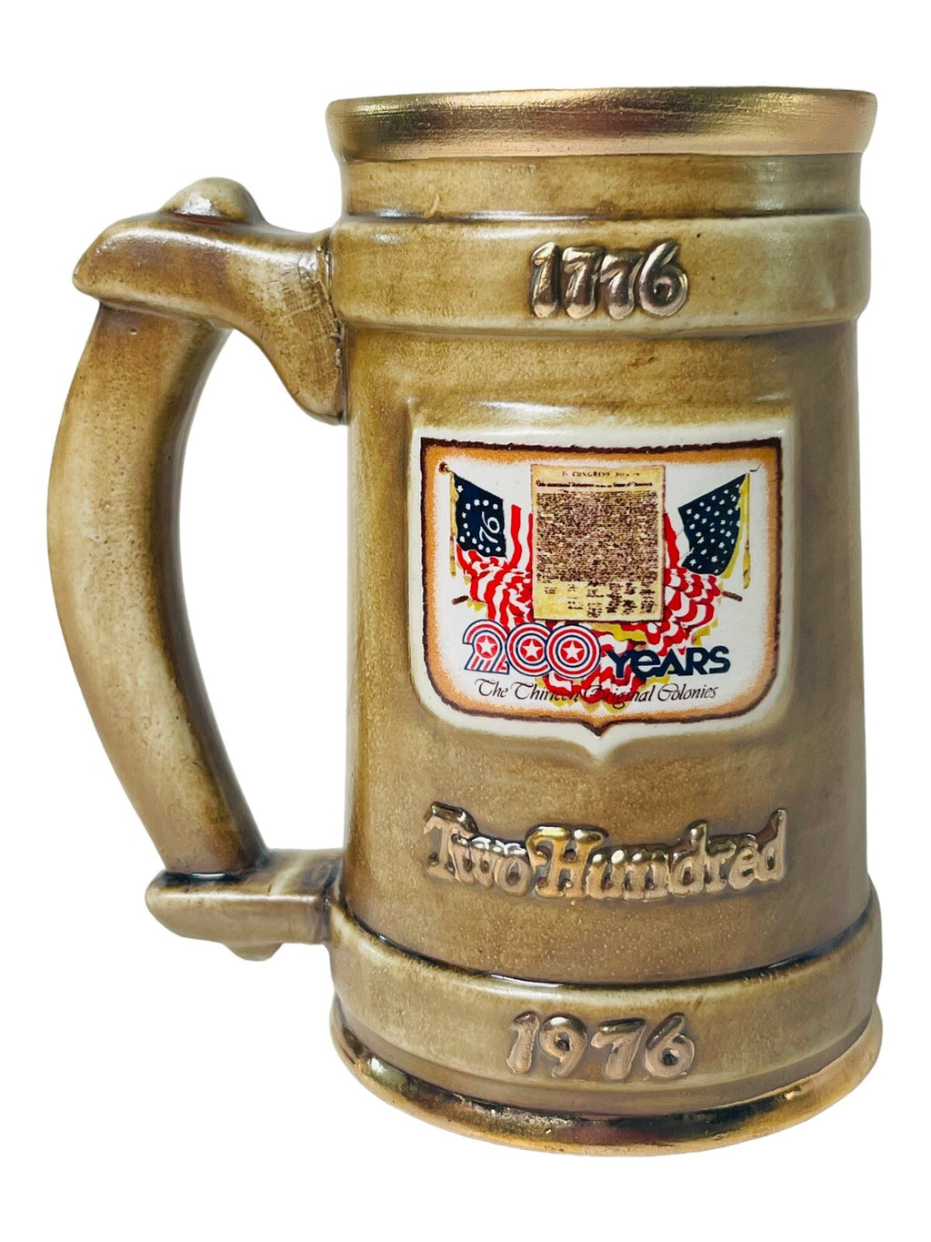 South Carolina Ceramic Stein Mug 1976 USA 200 Years Celebration Original Colony