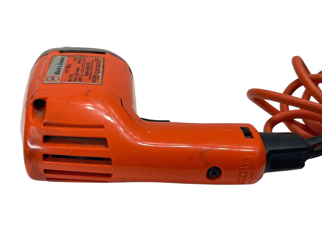 1/4 DRILL DOUBLE INSULATED (TYPE 1-AMP 3.0) by; BLACK & DECKER TESTED & WORKS