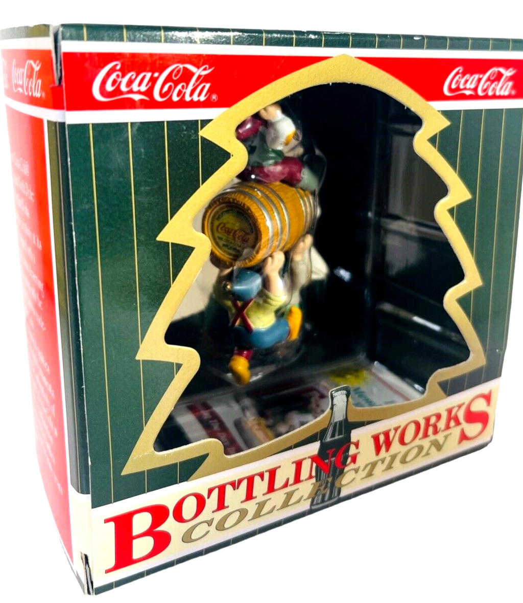 COLA-Coca Cola BOTTLING WORKS ELVES WORK TO DELIVER NORTHPOLE Ornament