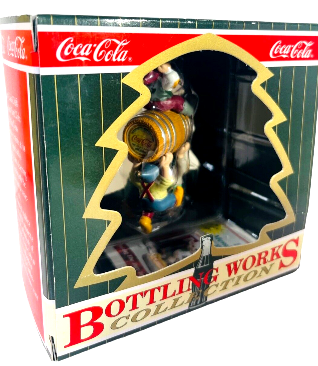 COLA-Coca Cola BOTTLING WORKS ELVES WORK TO DELIVER NORTHPOLE Ornament