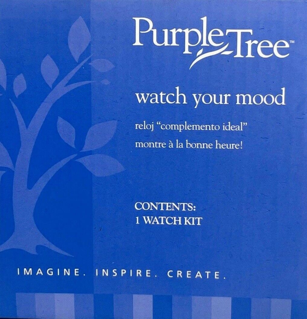 PURPLE TREE MOOD STONES, DESIGN YOUR-OWN WATCH ~ BRAND NEW.