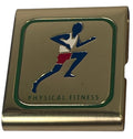 BSA PHYSICAL FITNESS METAL BELT SLIDE MERIT CLIP BOY SCOUTS OF AMERICA VINTAGE