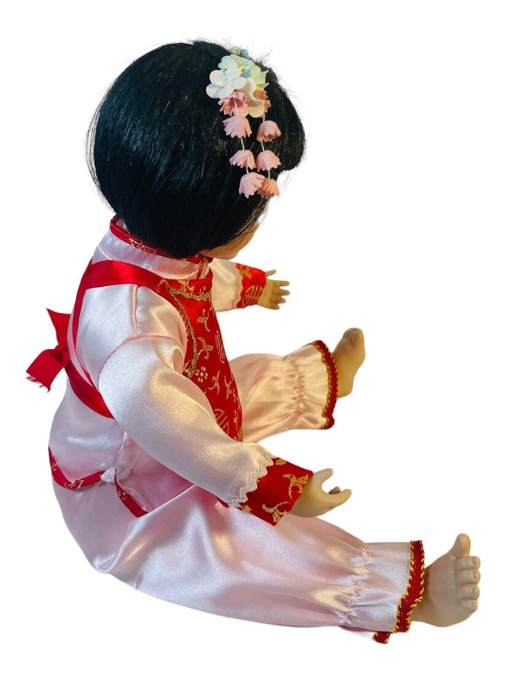 Chinese Porcelain Doll 9” 1992 Mei Mei - Panda by Bruce Hsieh - Danbury Mint