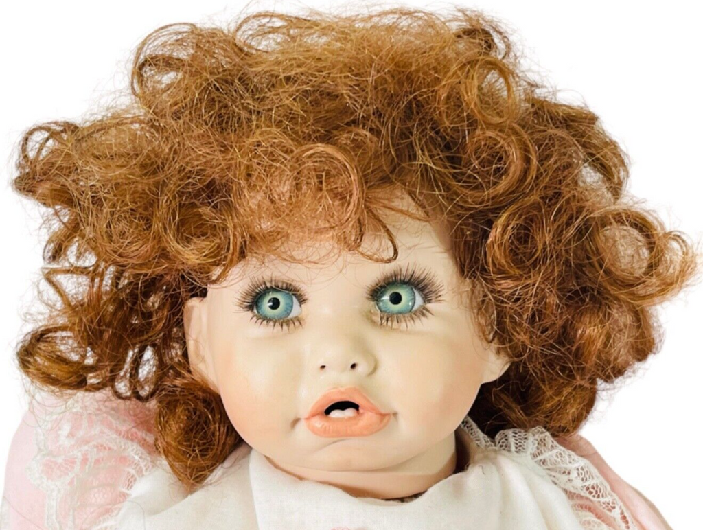 Duncan's Doddle Dan Musical Doll 20" Porcelain w/2-Front Teeth & Glasses VINTAGE