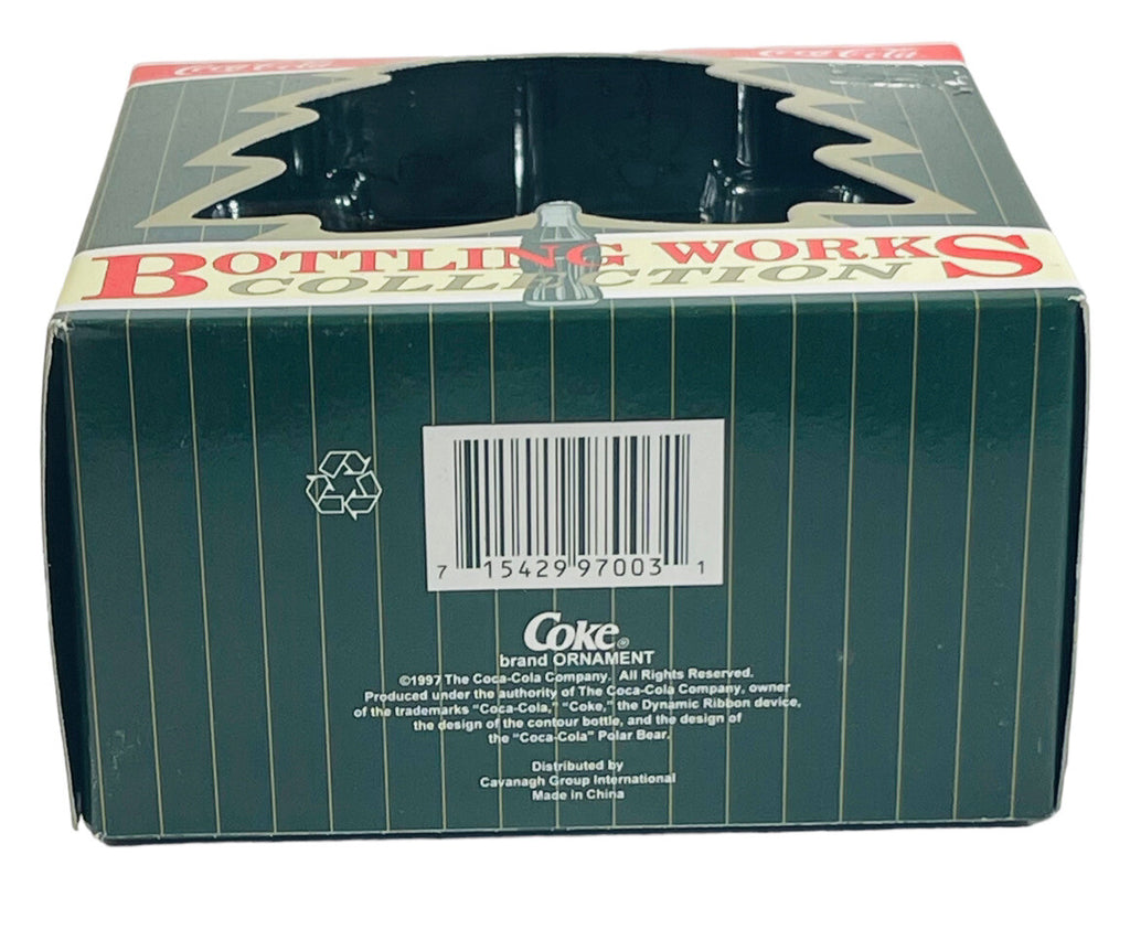 COLA-Coca Cola BOTTLING WORKS ELVES WORK TO DELIVER NORTHPOLE Ornament