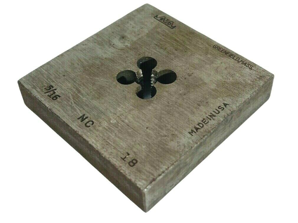 Tap & Die Square Bolt Die 5/16 NC 18GTD No. 275 Solid 2-1/2" Greenfield