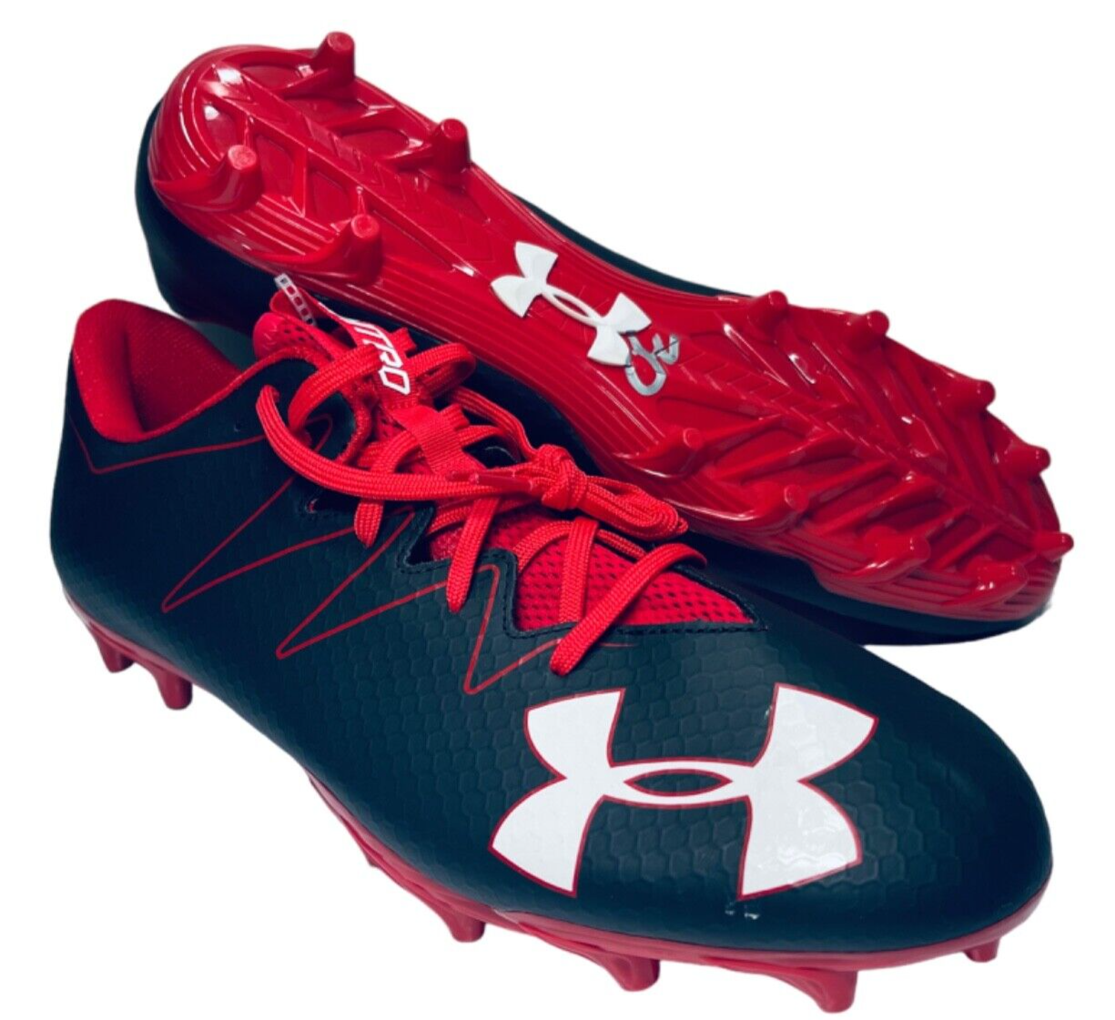 Under Armour NITRO Men's Cleats Size US18/UK15/EUR50.5/CM34/BR4 Art. 1291119-051