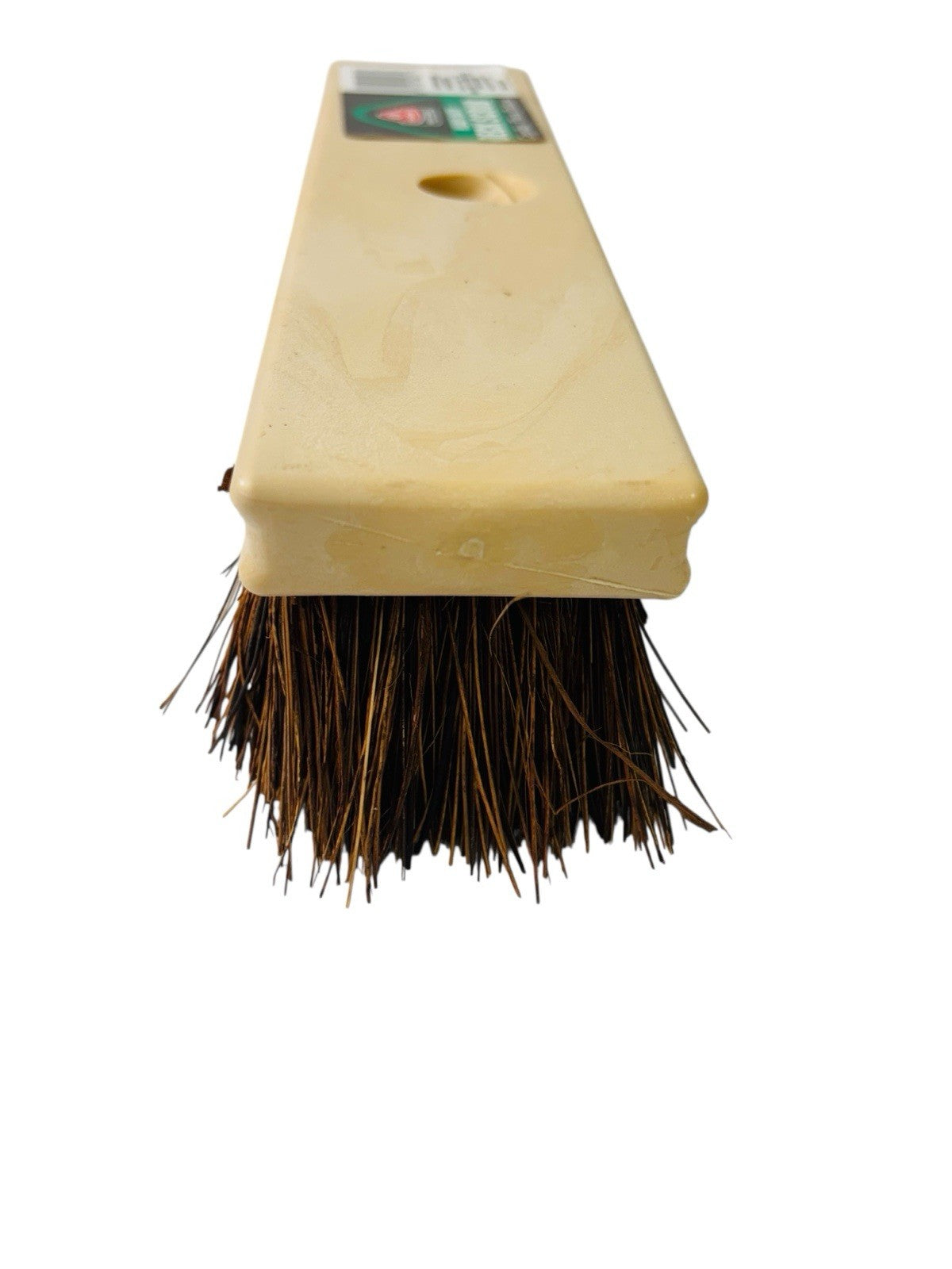 Cedar Heavy Duty Deck Scrub Brush w/ Natural Palmyra Bristles for Decks & Patios