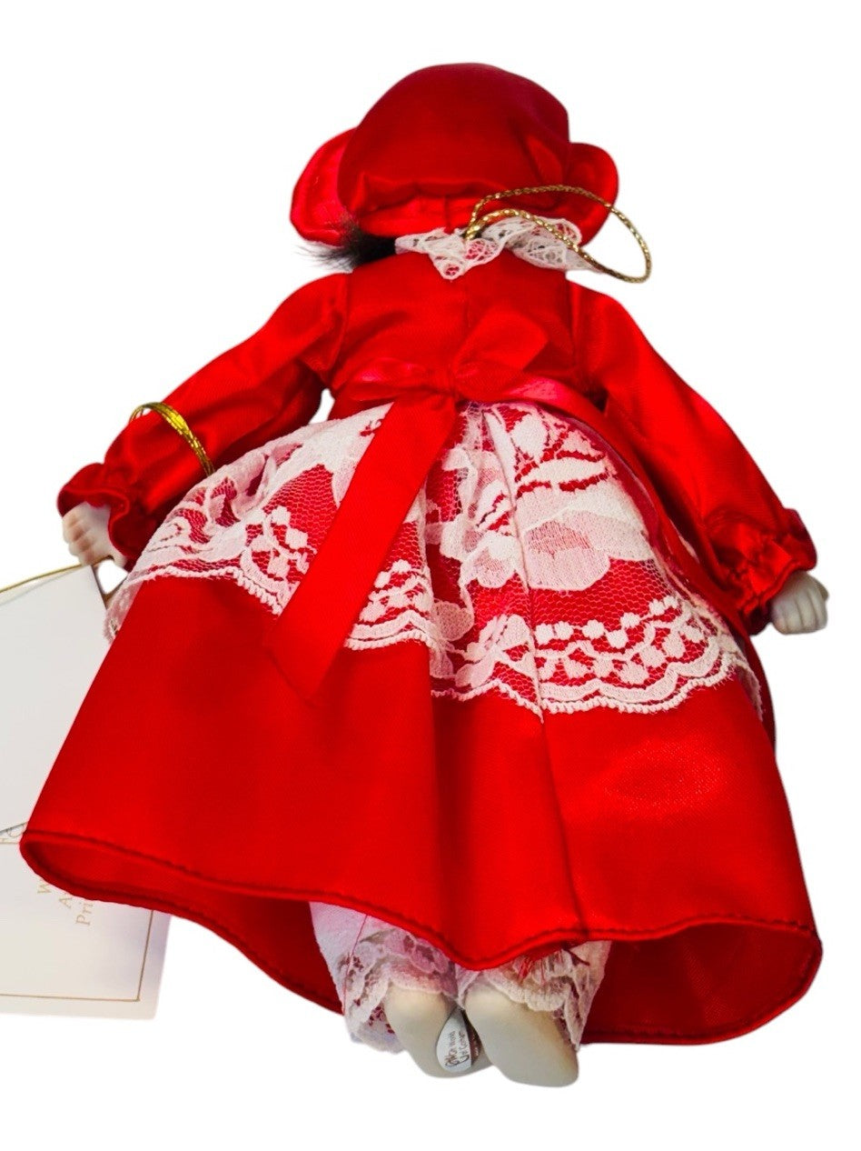 GORHAM Doll of the Month November~1983. 7” With 6” Porcelain Sleeping Doll