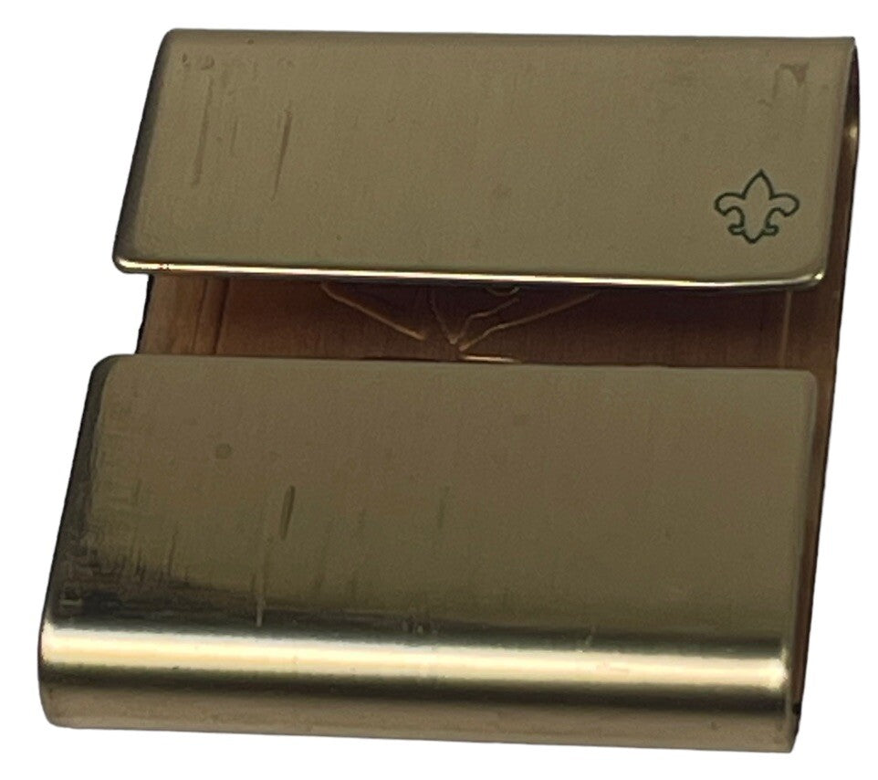 BSA PHYSICAL FITNESS METAL BELT SLIDE MERIT CLIP BOY SCOUTS OF AMERICA VINTAGE