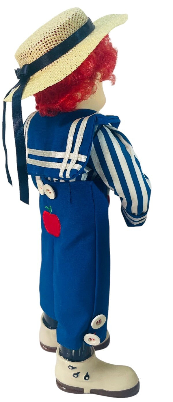 1986 Calendar Clown Doll  Brinns Limited Edition Sept. 14” H- Made  Korea