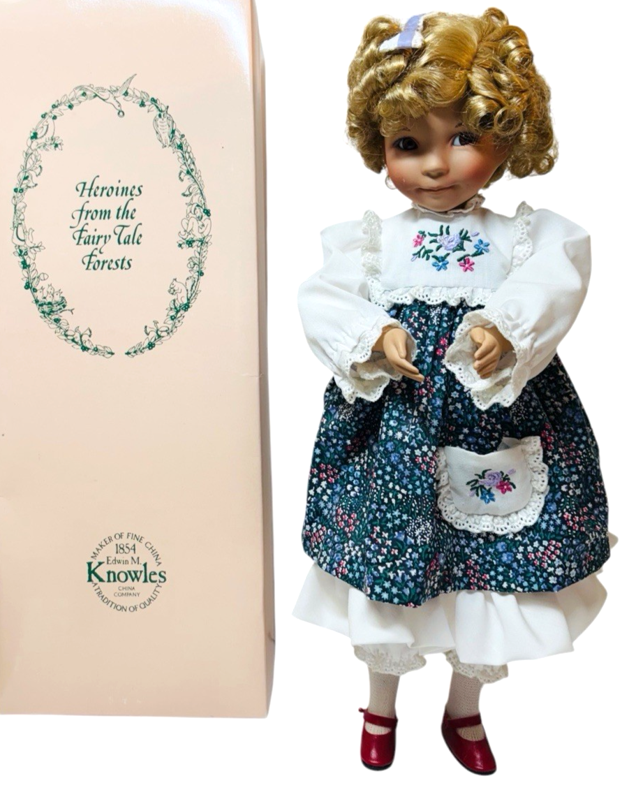Dianna Effner Doll - Goldilocks 14" Tall - Porcelain (B29) Knowles