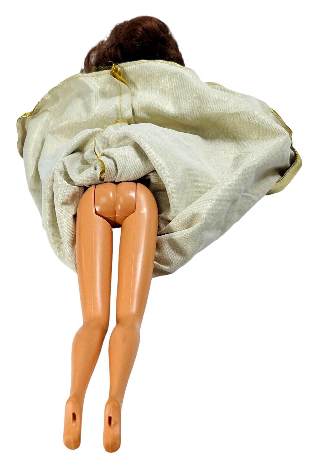 1966 MATTEL Princes Barbie Doll Barbie - Wearing A Gold Evening Gown