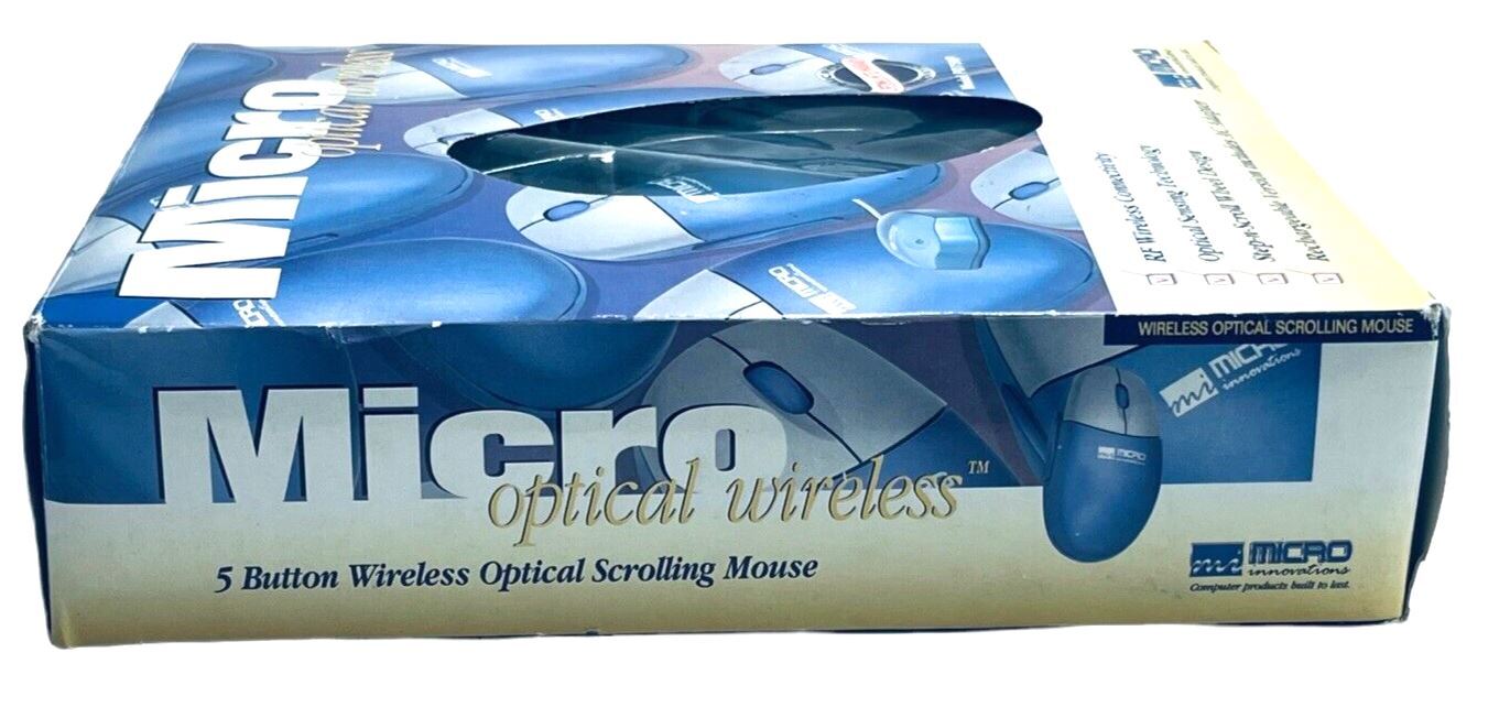 WIRELESS MICRO MOUSE OPTICAL MODEL PD750P (RF WIRESS CONNECTIVITY) w/5-BUTTOMS