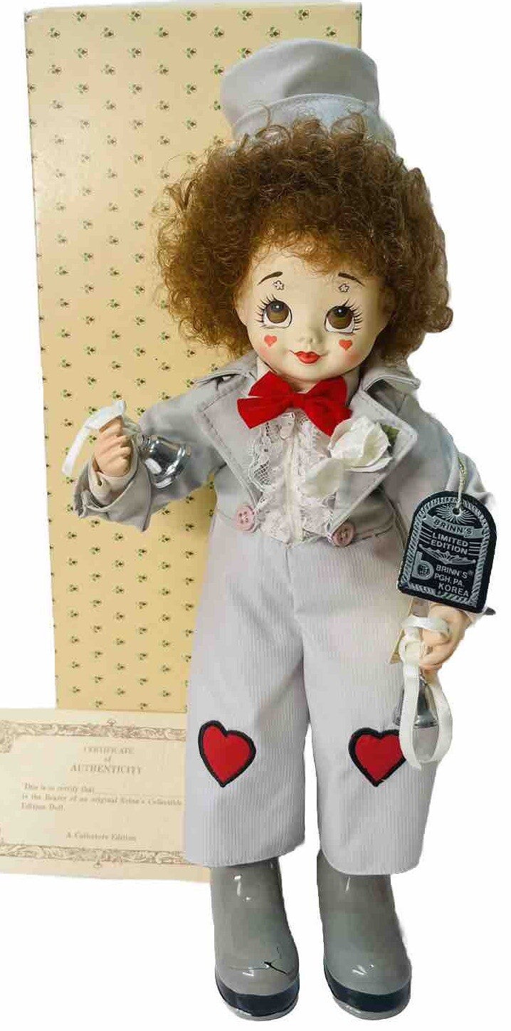 Clown Doll Calendar June Wedding Bells A Grooms Delight 13.5" Brinn's!