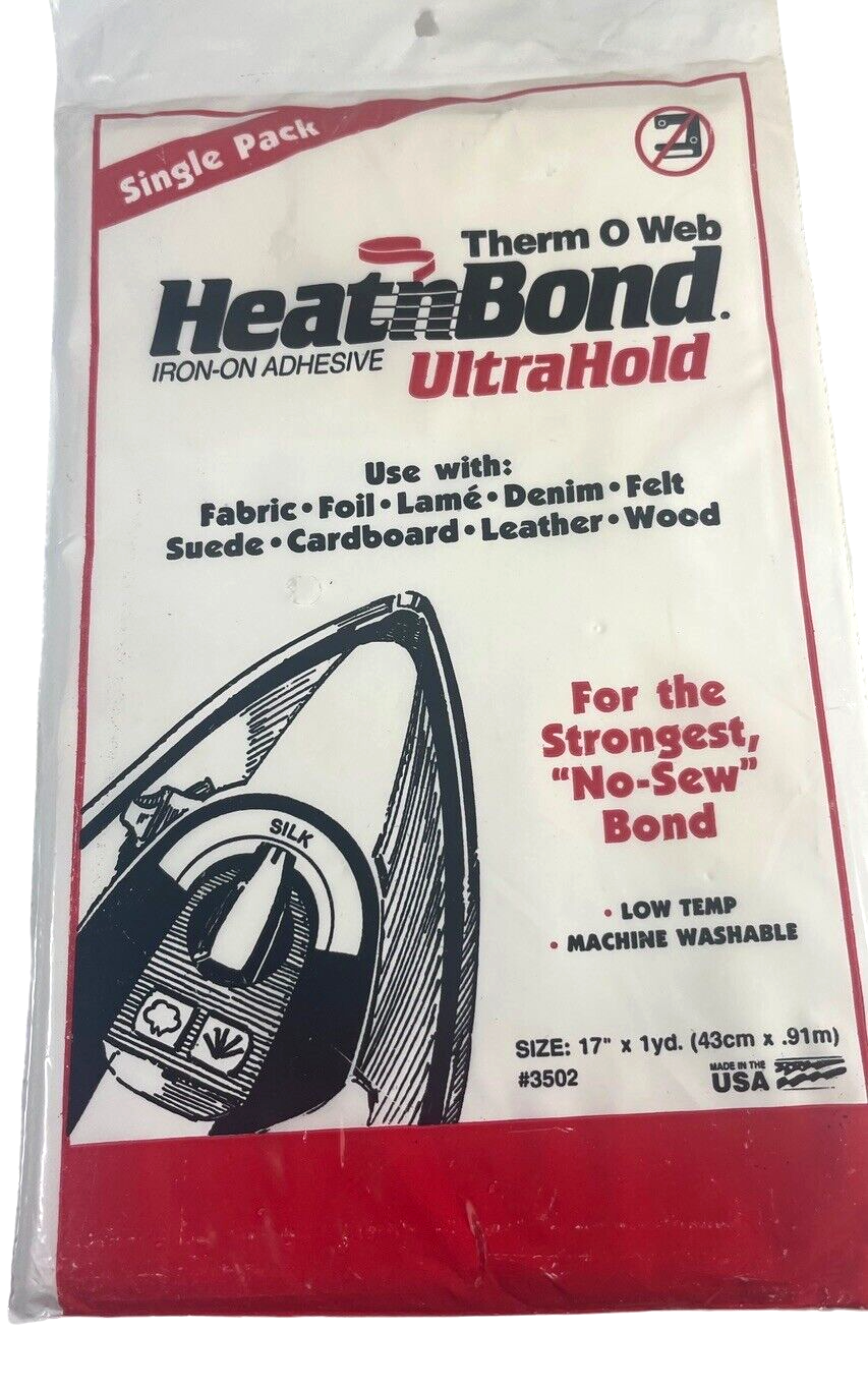Heat n Bond Single Pack Therm O Web Low Temp Machine Wash Strong Bond, Ultrahold