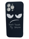 Apple iPhone 13 Pro Max Mobile Case Silicon-Black "Do Not Dont Touch My Phone"