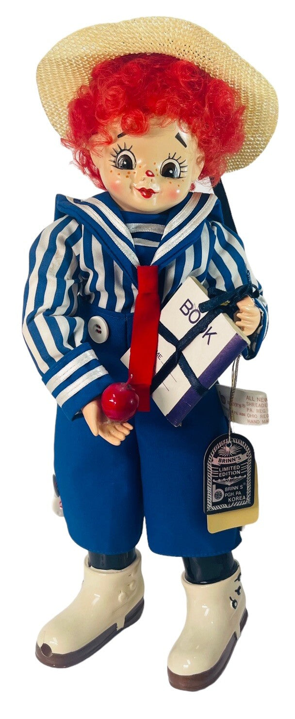 1986 Calendar Clown Doll  Brinns Limited Edition Sept. 14” H- Made  Korea
