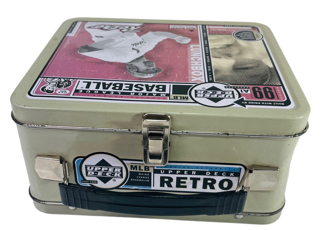 Upper Deck Retro Metal Lunch Box Mark McGwire Empty 1999 ~ PRELOVED.