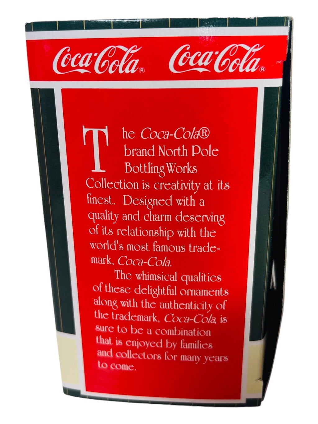 COLA-Coca Cola BOTTLING WORKS ELVES WORK TO DELIVER NORTHPOLE Ornament