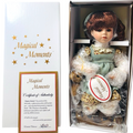 NEW Magical Moments Porcelain Doll MANDY w/COA, Accessories, Original Box, NRFB.