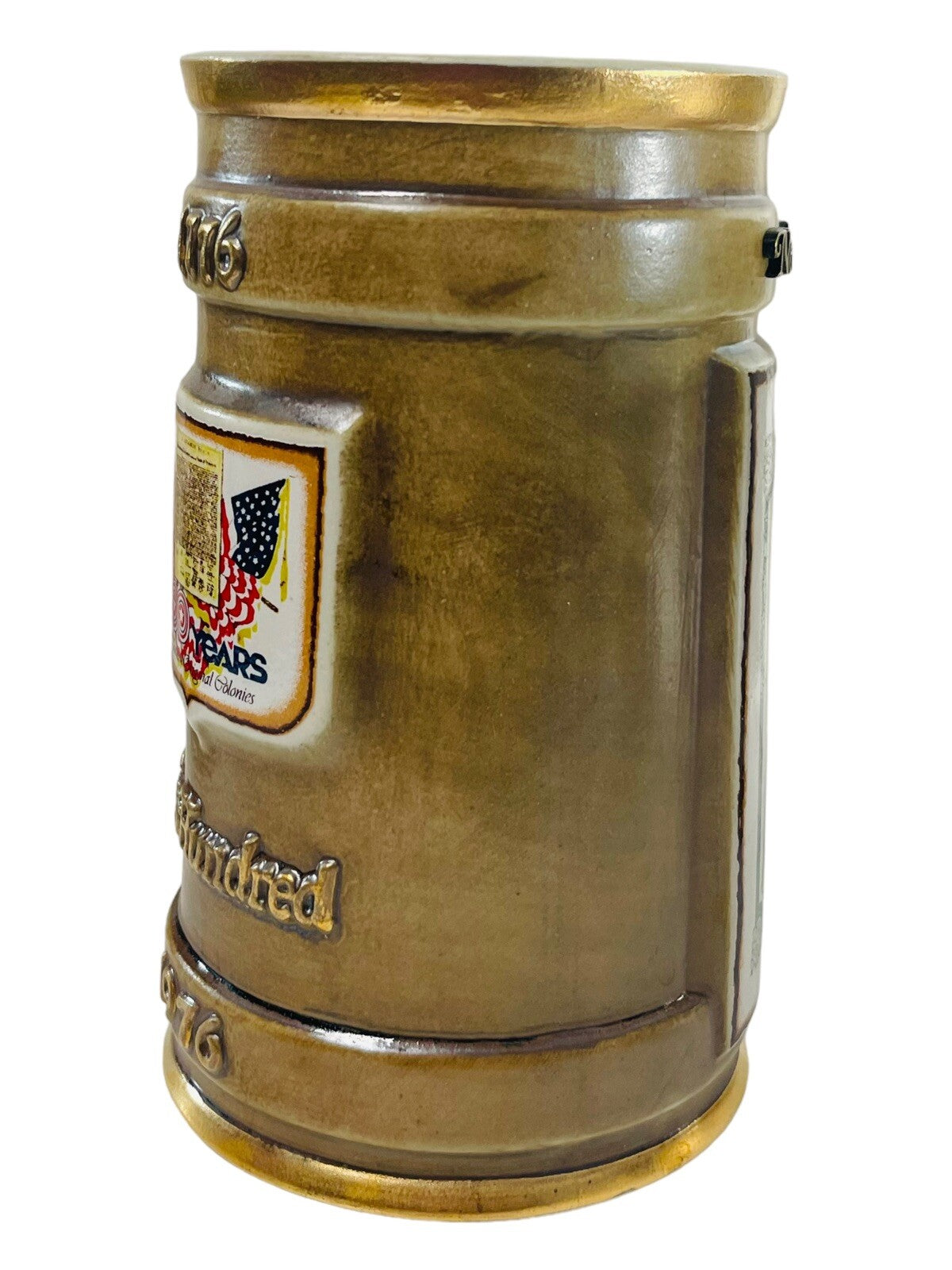 NEW HAMPASIRE Ceramic Stein Mug 1976 USA 200 Years Celebration