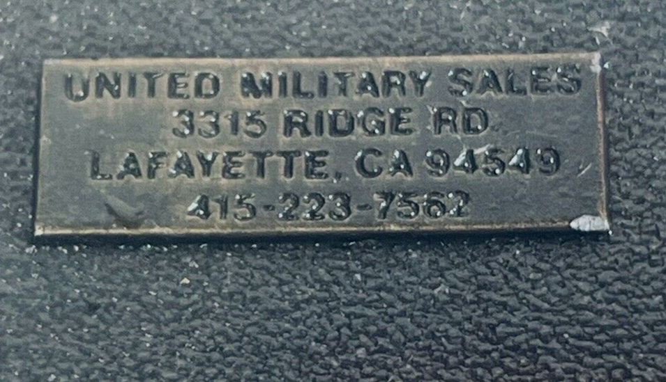 NAVY Military Belt Buckle Lockheed P-3OrionSo Solid Brass "NO BELT HOOK" VINTAGE