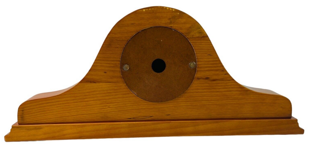 Quartz Wooden Mental Clock, Christopher Lowell In Original Box. TESTED/WORK.