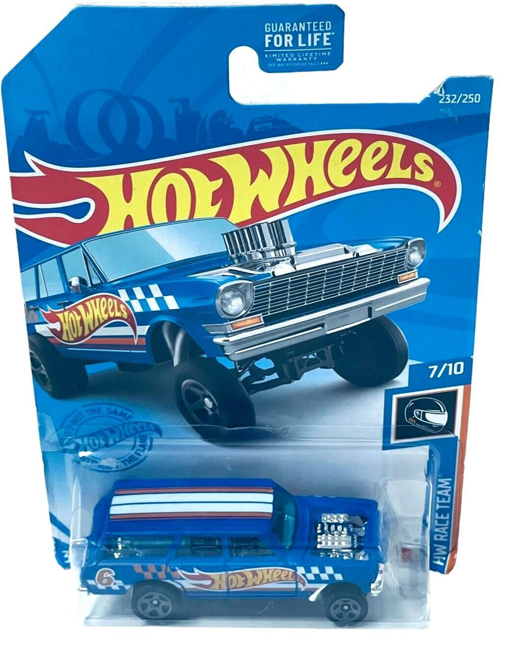 ‘64 NOVA WAGON GASSER 7/10 2022, #232/250 HW RACE TEAM Hot Wheels - BRAND NEW