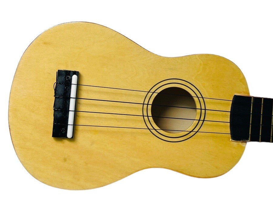 UKULELE with LANIKIA CO-UT DIGITAL TUNER & ACCESSIORIES - OAK & RED WOOD.