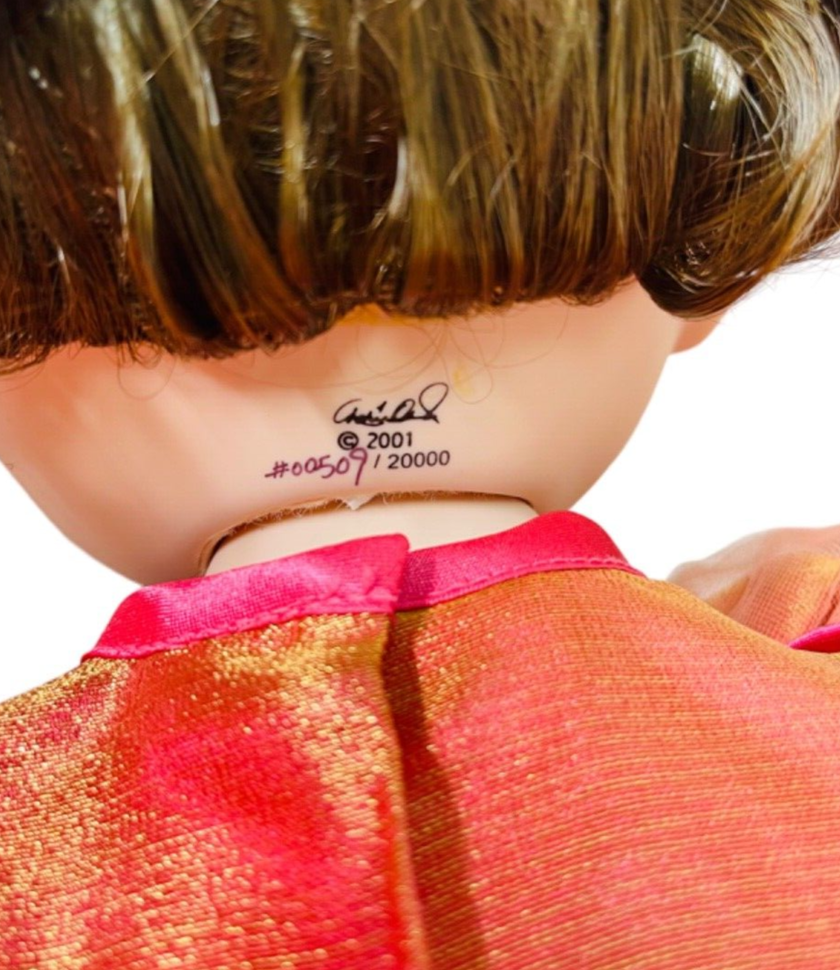 25'' MARIE OSMOND DOLL 2001 TINY TOT LIFELIKE REMEMBER ME ROSE BUD #00509