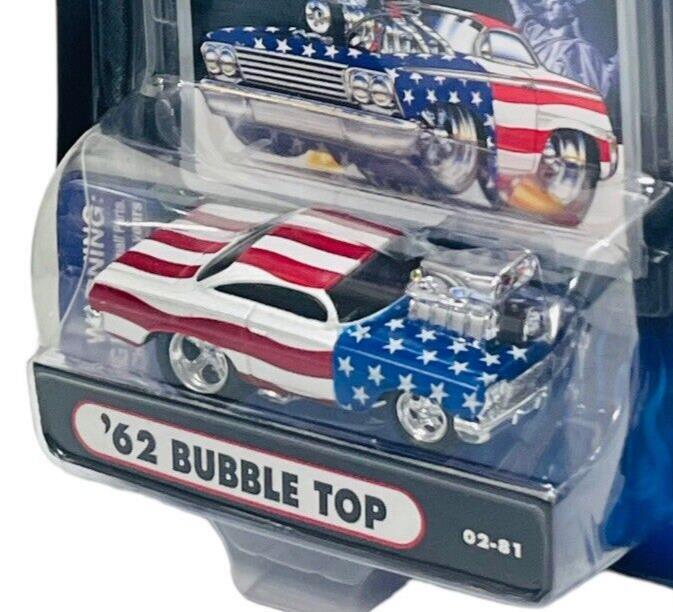 1962 BUBBLE TOP 02-81 Die Cast Adult Collectible 1:64 Scale Muscle Machines-NEW
