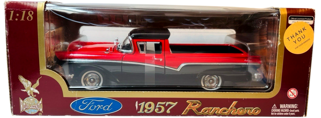 1957 Ford Ranchero Courier Sedan Delivery by Road Legends 1/18 Scale NIB.