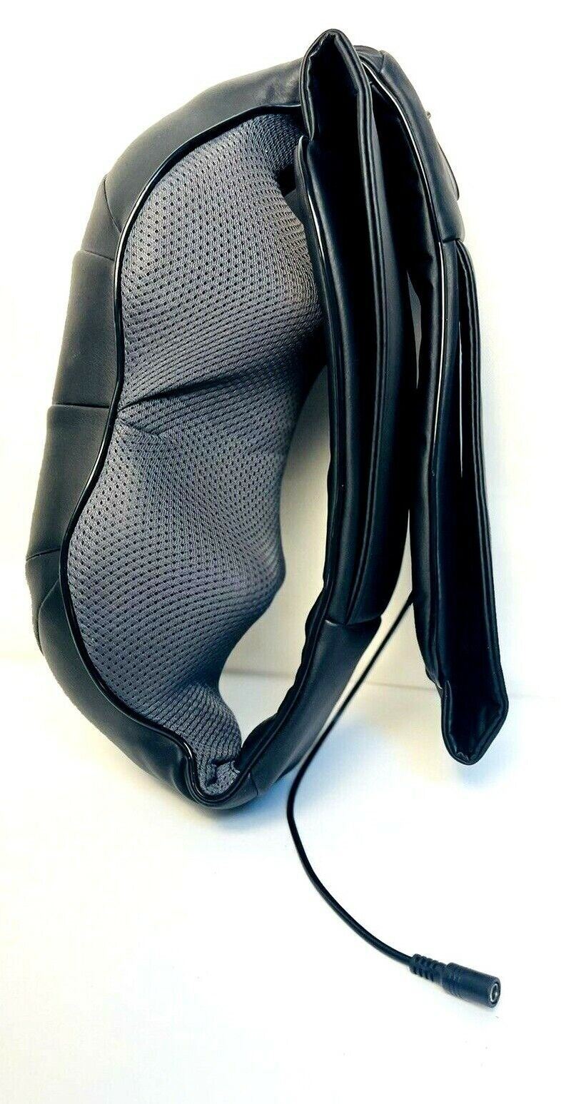 Wollin Shiatsu Belt Massager Neck & Shoulder Body w/Adjustable Heat 4-Deep Modes