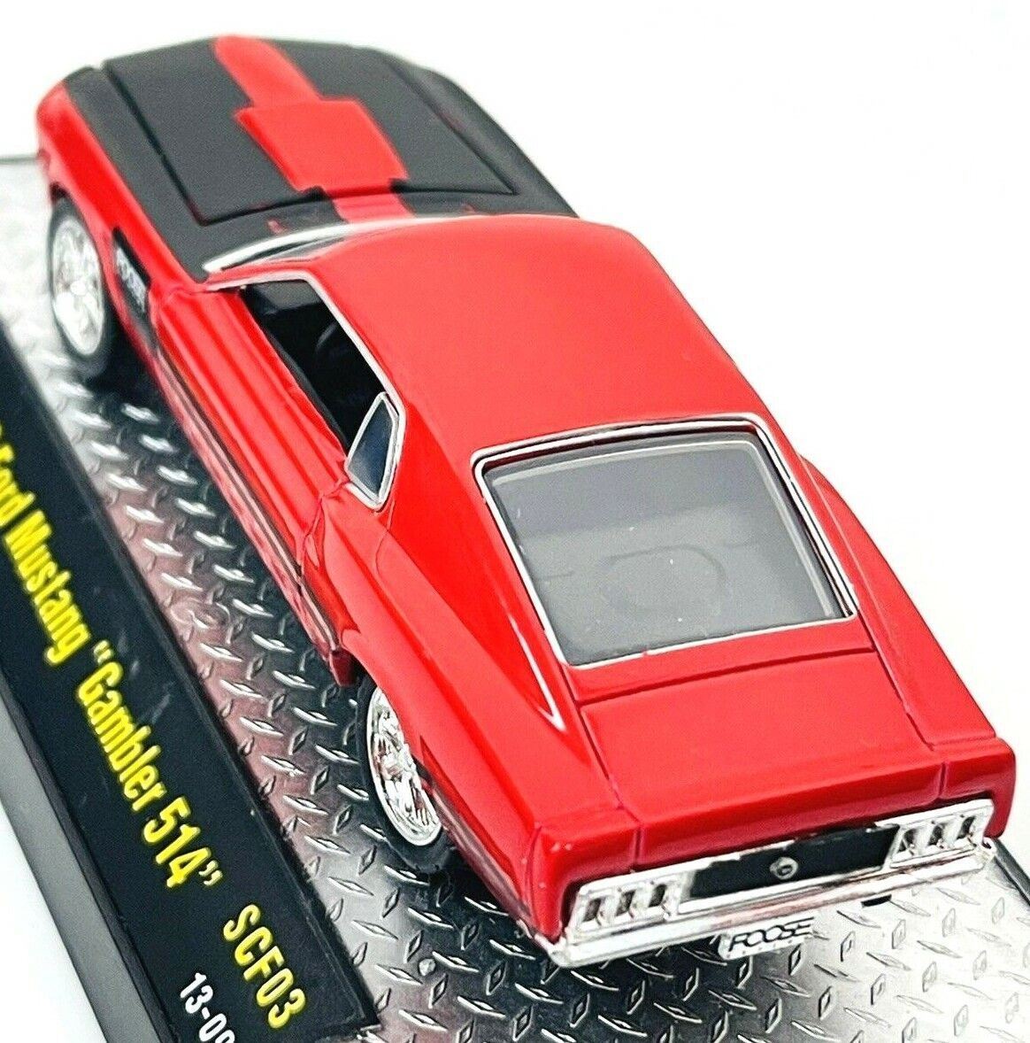 Diecast Cars - 1970 MUSTANG GAMBLER 514 & BOSS 429 w/Display Stands- M2 Machine