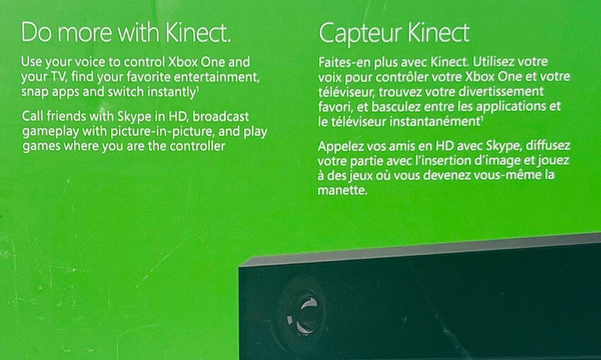 XBOXONE KINECT SENSOR Microsoft GT3-00002 (ENN/XC/FR/ES/ AOC HD) - Black