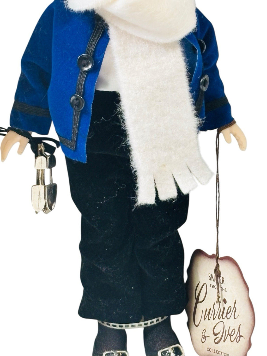 Effanbee Skater Doll from the Currier & Ives Collection #1251 Vintage 12"  D1