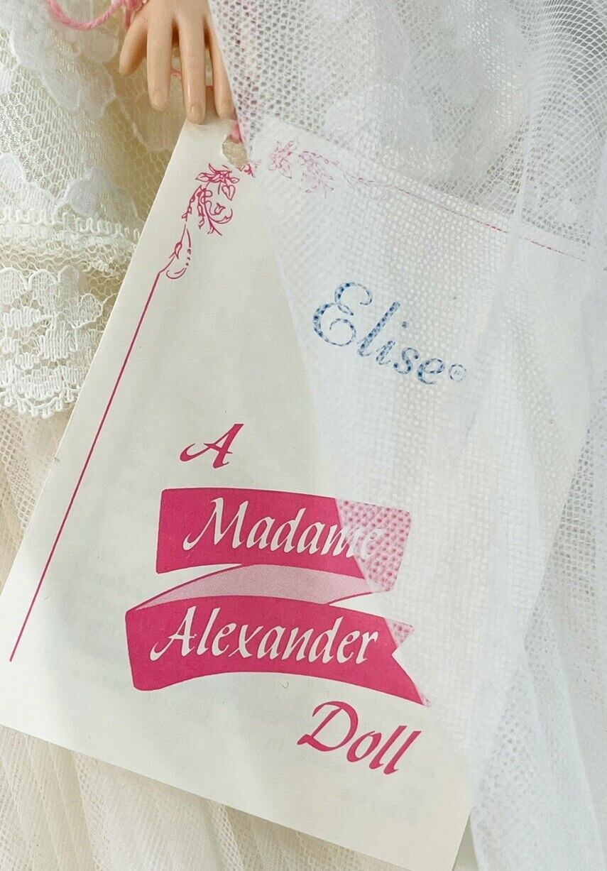 Madame Alexander DOLL 17" ELISE BRIDE #1685 ~ Brown Hair/Blue Eyes.