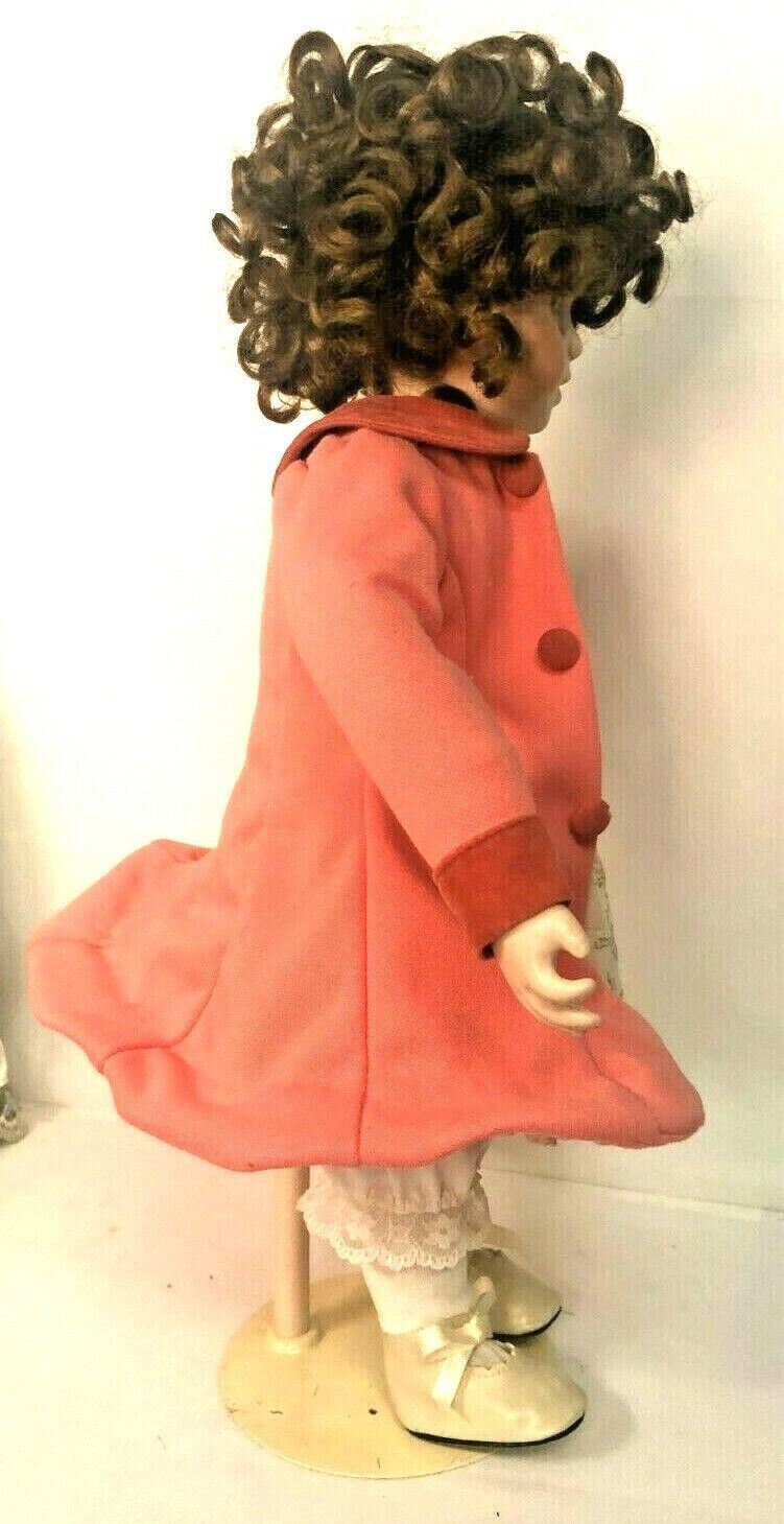 Ashton Drake 1990s Porcelain Doll 16''Tall No. 5475B w/Doll Stand~VINTAGE