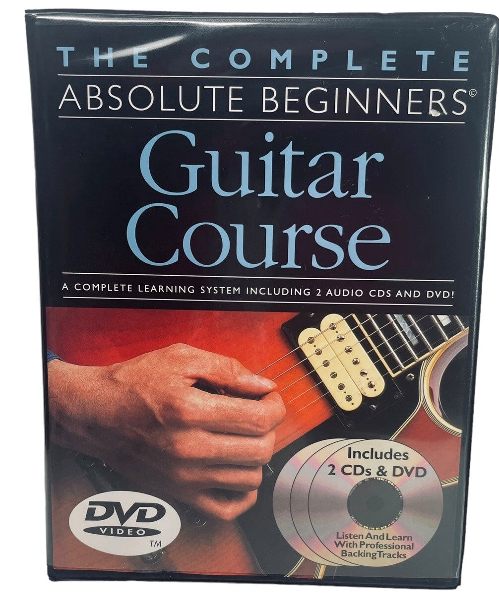 Guitar Course (2CDs & DVD) Complete Absolute Beginners EXCELLENT CONDITION
