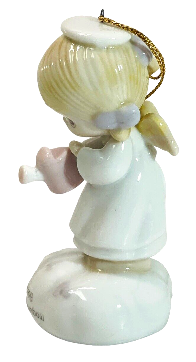 1994 Enesco Precious Moments Figurine ~ ANGEL W/WATER CAN X'MAS MUSICAL