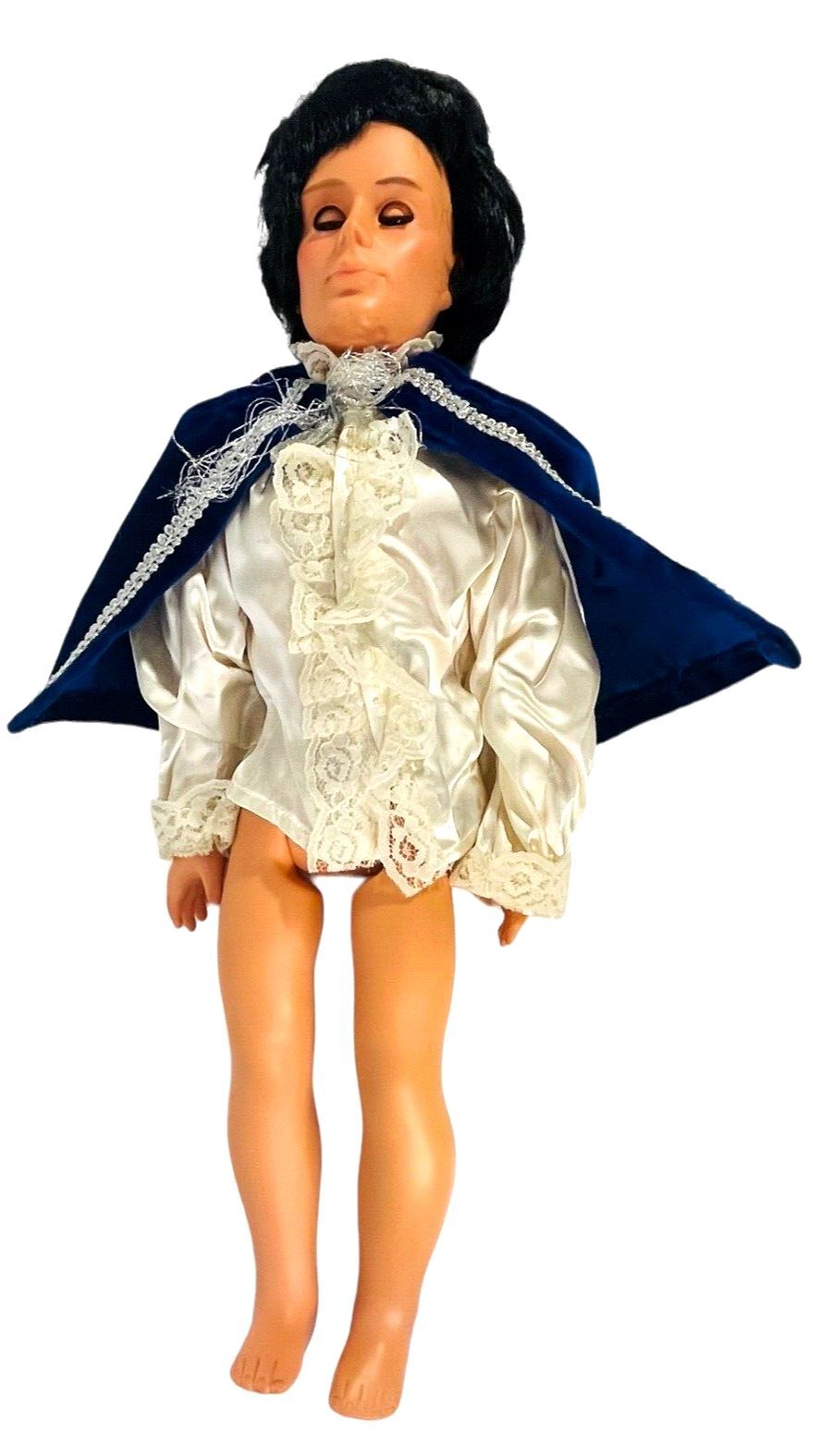 VINTAGE BOY BLUE STYLE DOLL - 19” TALL X 6'' WIDE - WEIGH 1.8 LBS. SCHILDKROT