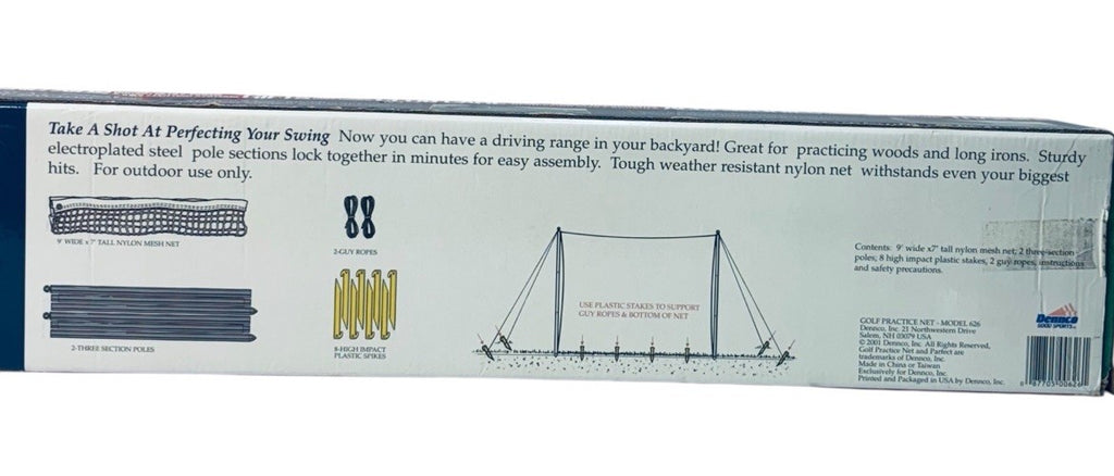 Golf Practice Net 9 ft x 7 ft Par~fect Golf Necessities "NEW"
