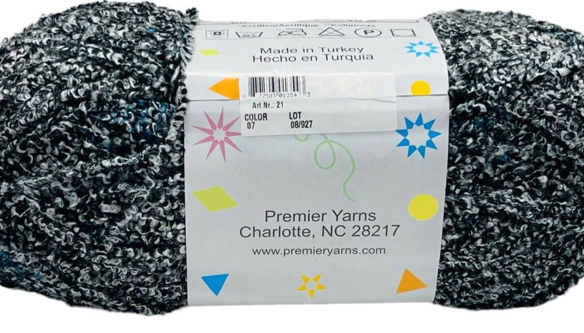 PREMIER SERENE YARN 90% ACRYLIC-10% POLYAMIDE~MARY MAXIM~LOT OF 2.
