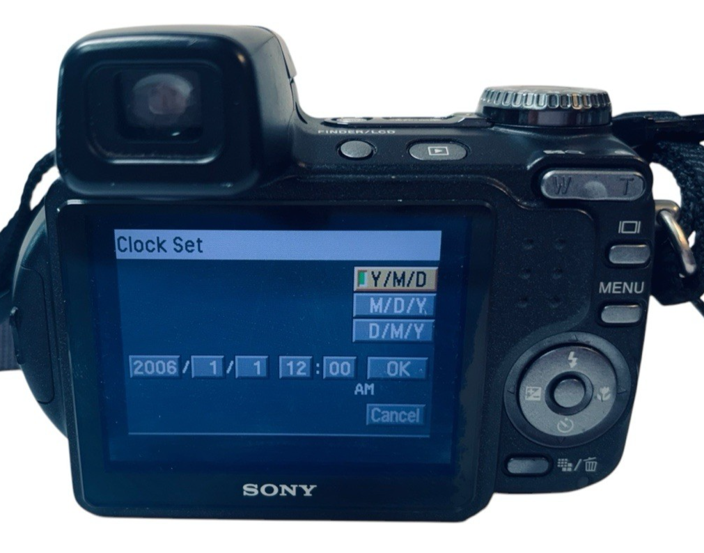 Sony Cybershot Super Steady Shot DCS-H1 5.1MP 12X Optical Zoom ~ TESTED~WORKS