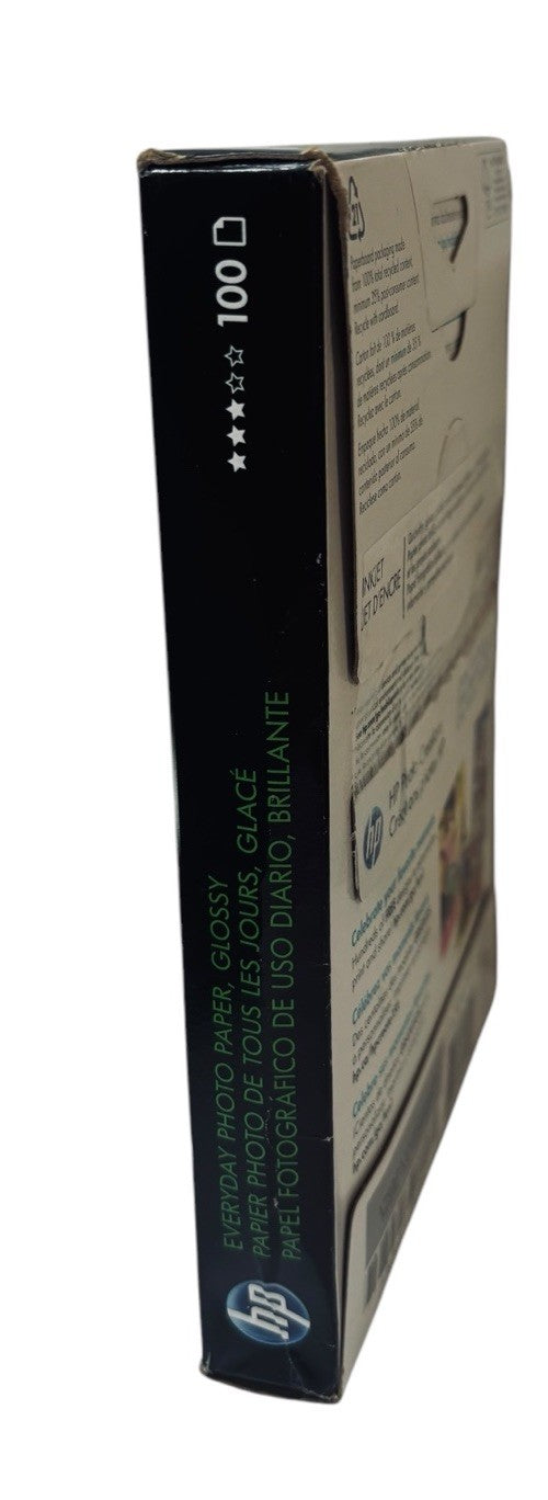 HP Genuine Everyday Photo Paper 100 Sheets 4x6"/102X152mm Glossy NEW #503