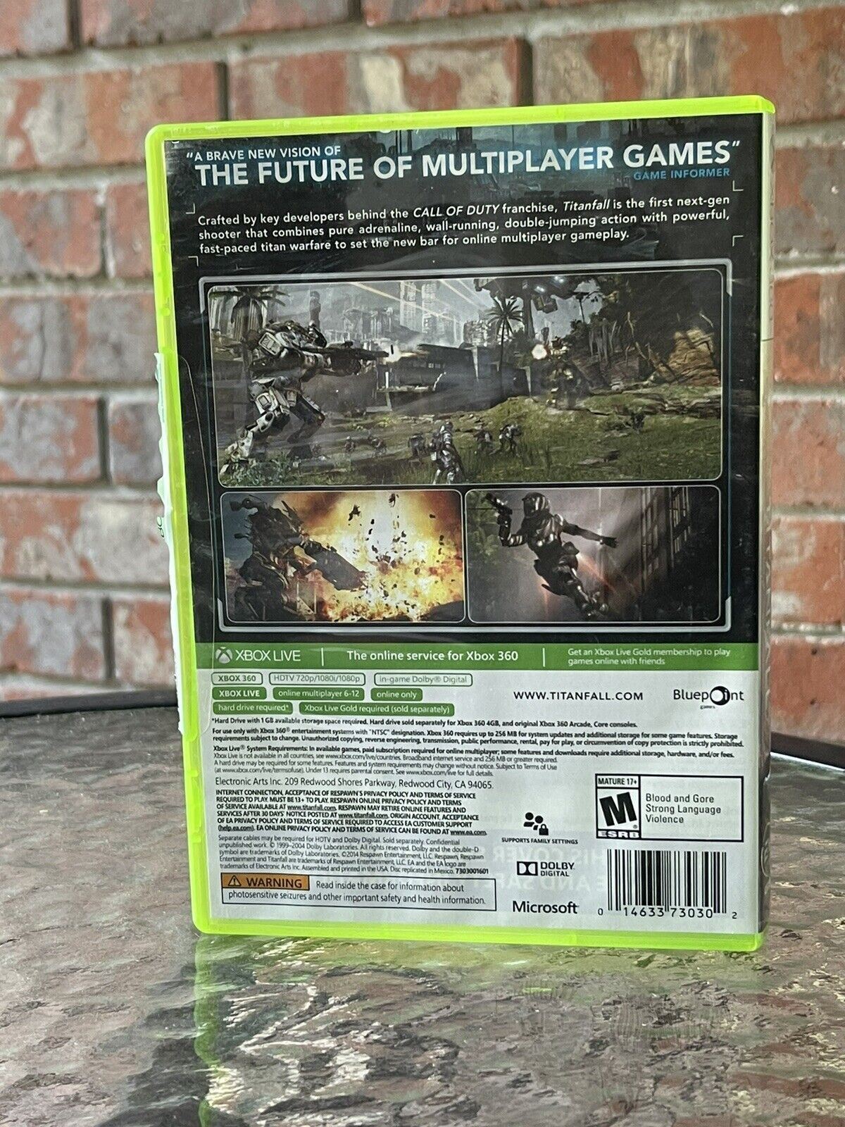 Xbox 360 Titanfall Microsoft THE FUTURE OF MULTIPLAYER GAMES~2014~MINT CONDITION