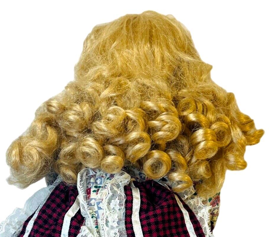 Porcelain Blonde Doll 19 Inch - Weigh 1.12lbs.