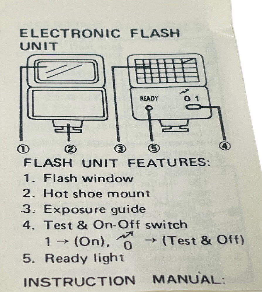 SRZ ORION 500 ELECTRONIC FLASH, WITH MANUAL ~ NEW IN ORIGINAL BOX